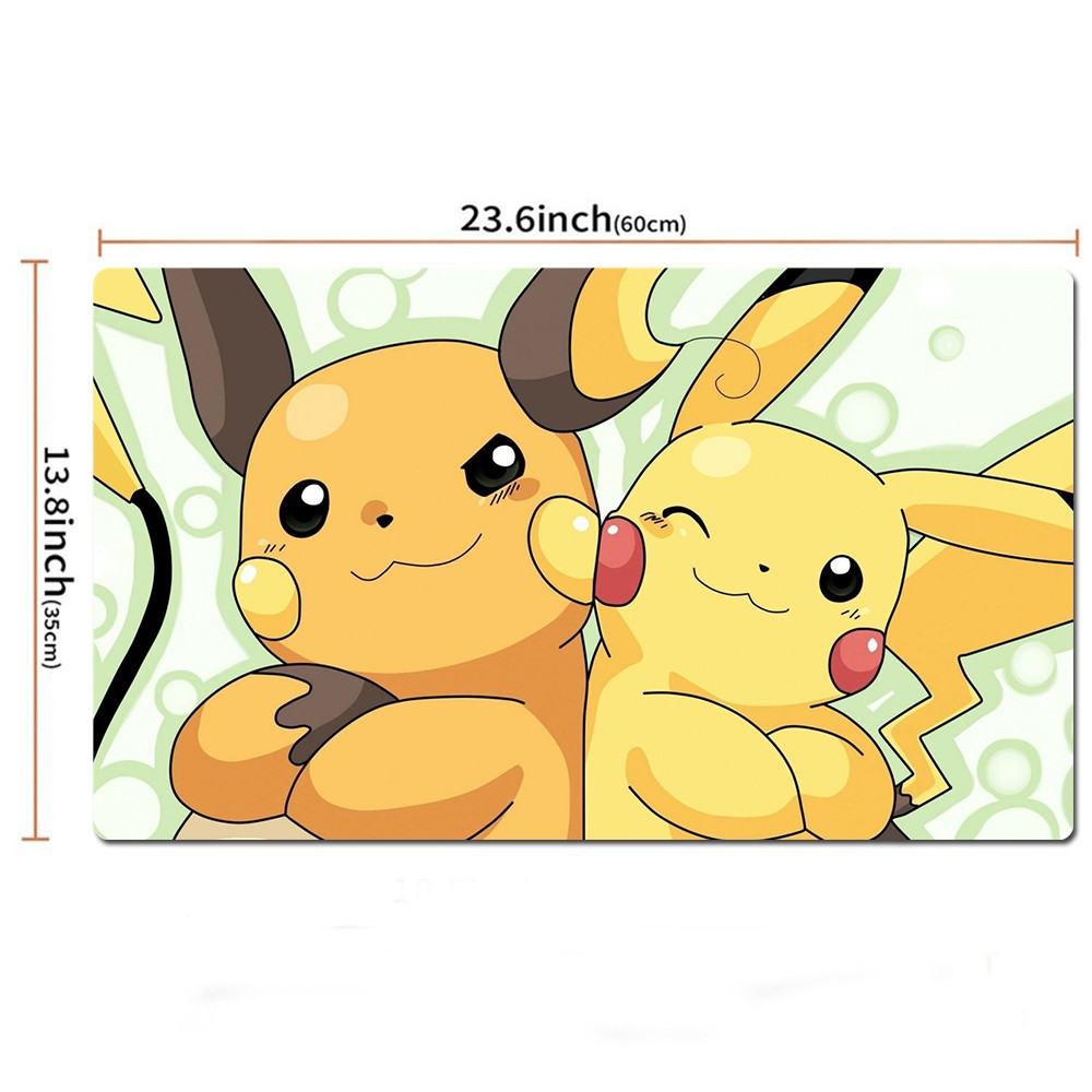 Pikachu Pokemon Table Playmat PTCG TCG CCG Pad Trading Card Game Mat Mousepad