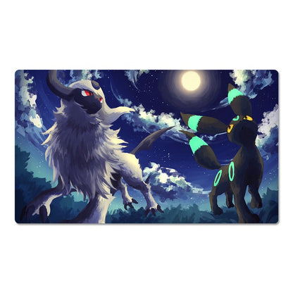 Absol Umbreon Pokemon Table Playmat PTCG TCG CCG Play Pad Trading Card Game Mat