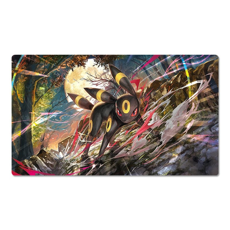 Umbreon Board Pokemon Playmat TCG CCG Play Pad Trading Card Game Mat Mousepad