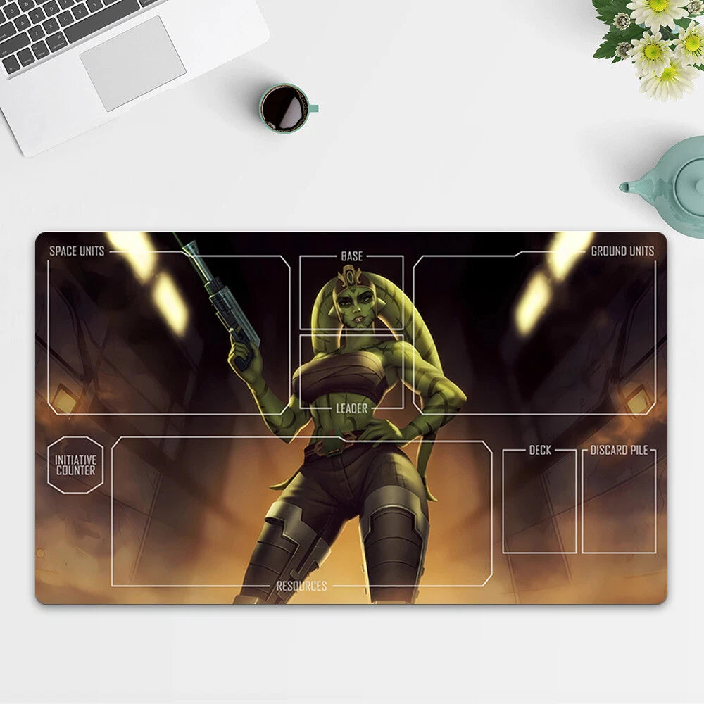 Playmat Saleen Jarvik TCG Starwars : Unlimited Trading Card Game Mat Free Bag
