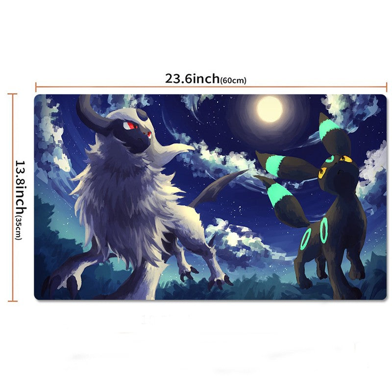 Absol Umbreon Pokemon Table Playmat PTCG TCG CCG Play Pad Trading Card Game Mat