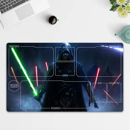 Playmat Jedi Knights TCG Starwars : Unlimited Trading Card Game Play Mat FreeBag
