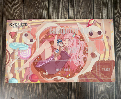 One Piece OPCG TCG CCG Table Mouse Pad Perona Playmat Trading Card Game Desk Mat