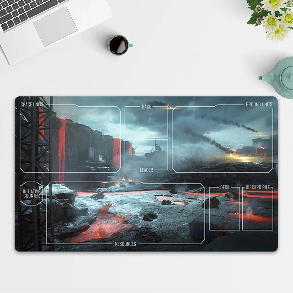 Playmat Battlefront TCG Starwars : Unlimited Trading Card Game Play Mat Free Bag