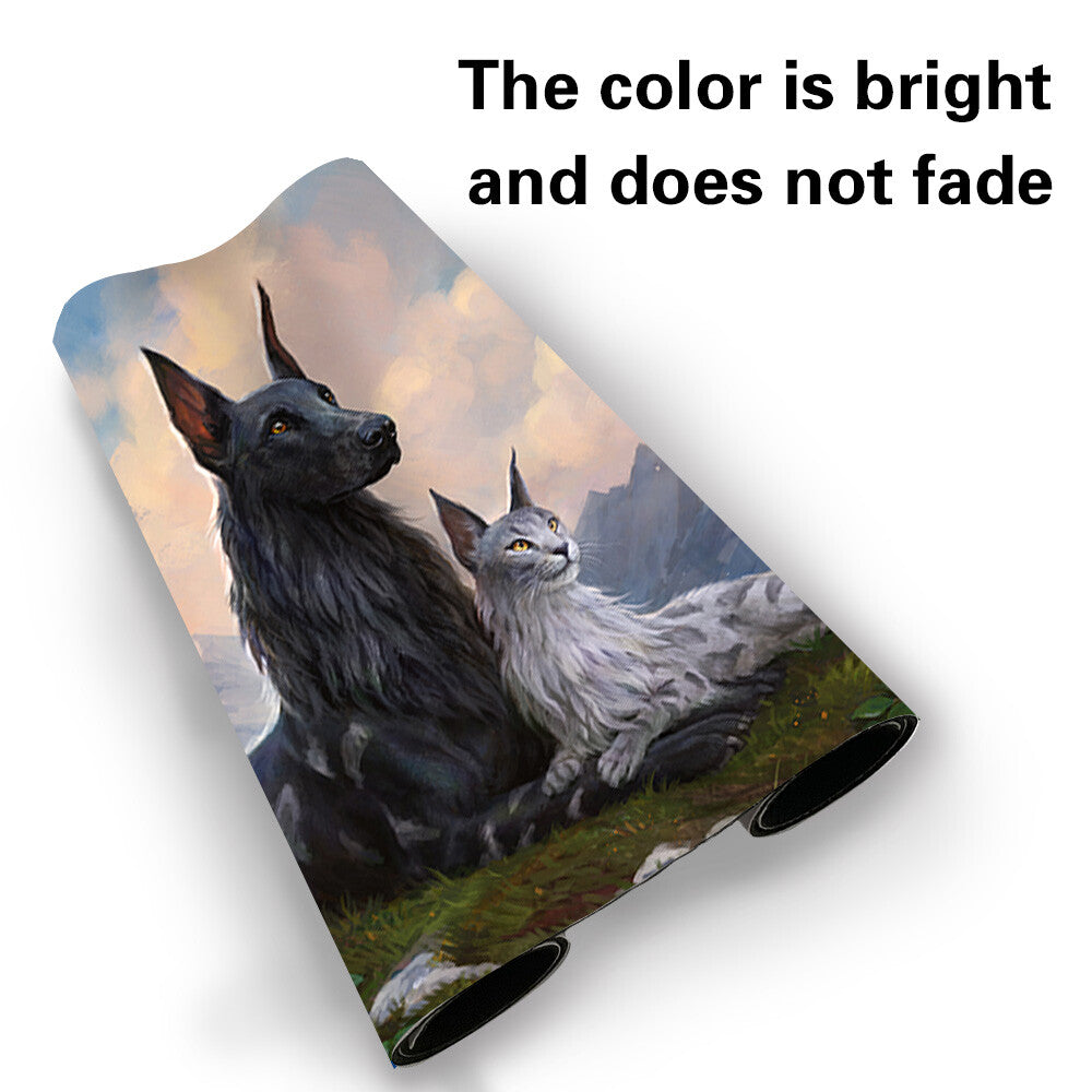 RIN AND SERI, INSEPARABLE- Board Game MTG Playmat Games Mousepad Play Mat of TCG