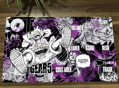 One Piece O-P OPCG TCG CCG Table Mouse Pad Monkey D. Luffy Playmat Trading Card Game DeskMat