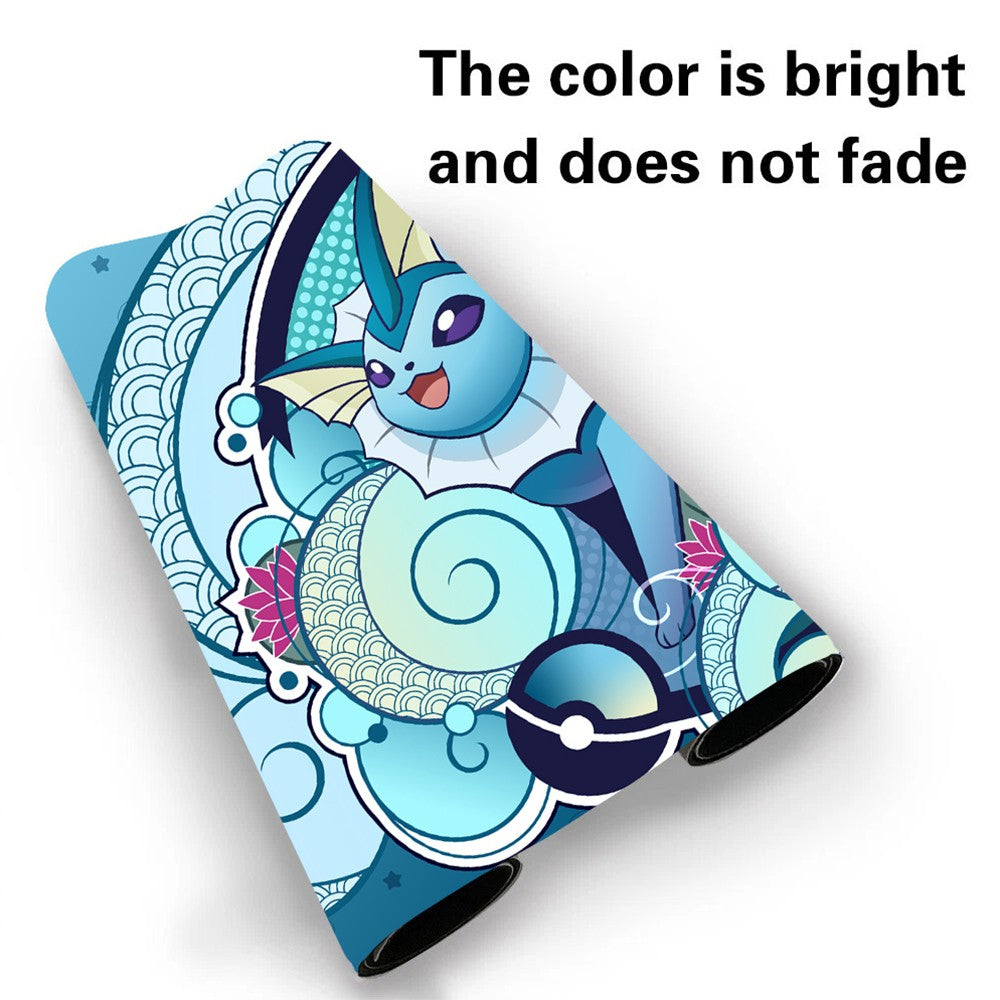 Vaporeon Board Game Pokemon Table Playmat TCG CCG Mat Gaming Play Pad Mousepad