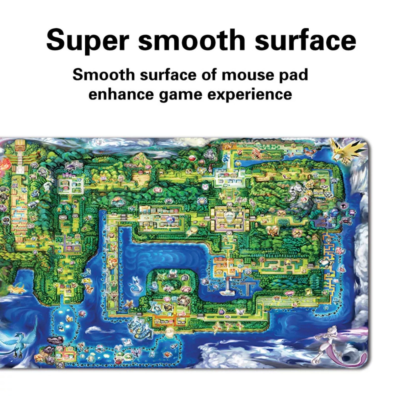 Map - Board Game Pokemon Playmat Games Mousepad Play Mat of TCG
