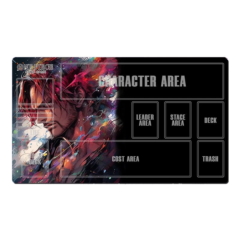 One Piece Shanks Table Playmat CCG OPCG Playing Mat Trading Card Game Mousepad Deskmat
