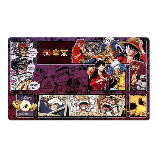 One Piece Luffy Zoro Kid Table Playmat CCG OPCG Mat Trading Card Game Mousepad Deskmat