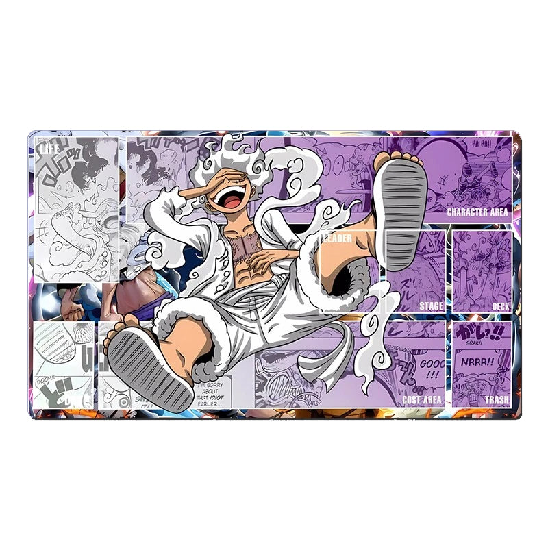 One Piece Monkey D. Luffy Table Playmat CCG OPCG Mat Trading Card Game Mousepad Deskmat New