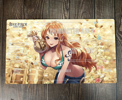 One Piece OPCG TCG CCG Mouse Pad Nami Table Playmat Trading Card Game Desk Mat