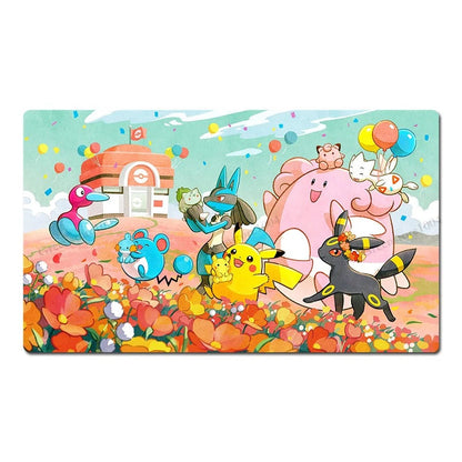 Board Game Pokemon Center Table Playmat TCG CCG Mat Gaming Play Pad Mousepad