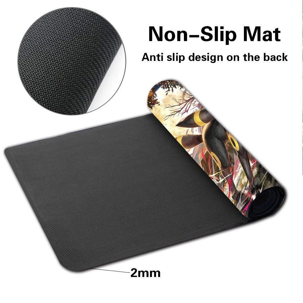 Umbreon Board Pokemon Playmat TCG CCG Play Pad Trading Card Game Mat Mousepad