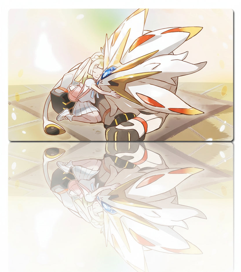 Lillie Solgaleo Board Game Pokemon Table Playmat TCG CCG Mat Play Pad Mousepad