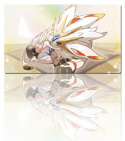 Lillie Solgaleo Board Game Pokemon Table Playmat TCG CCG Mat Play Pad Mousepad