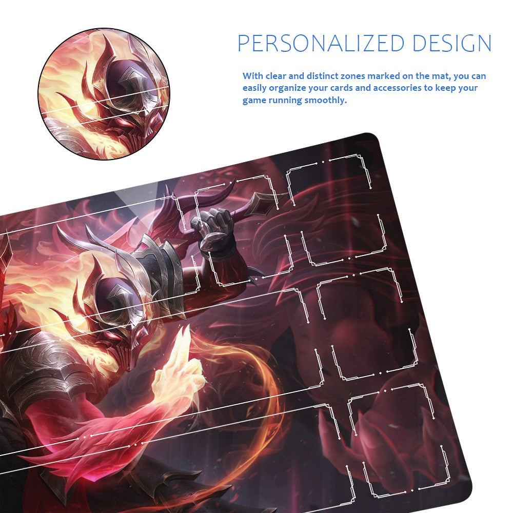 Pyke - League Of Legends Riftbound Playmat 24x14 in + Free Storage Bag