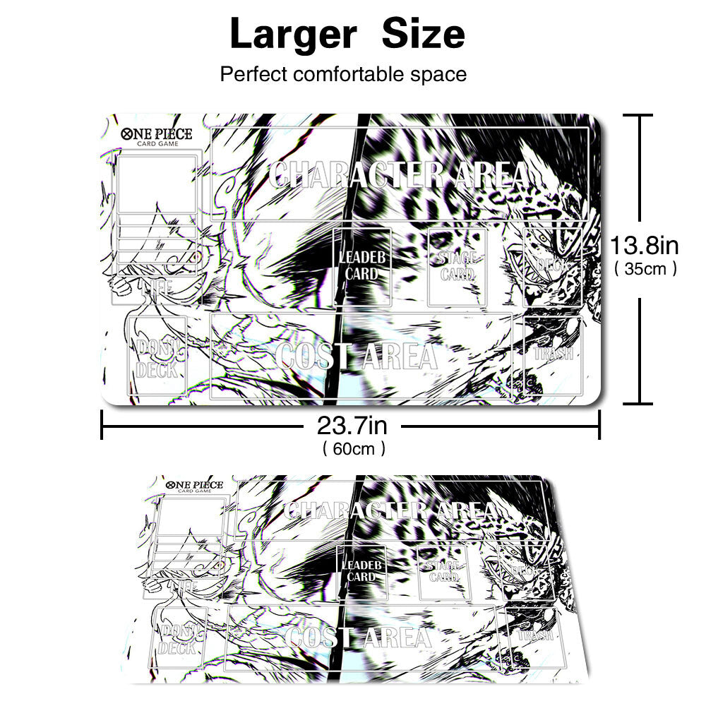 1359822 - Board Game One Piece Playmat with Zone Games Mousepad Play Mat of TCG