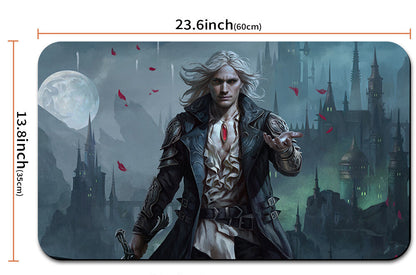 Mouse pad with character design and measurements