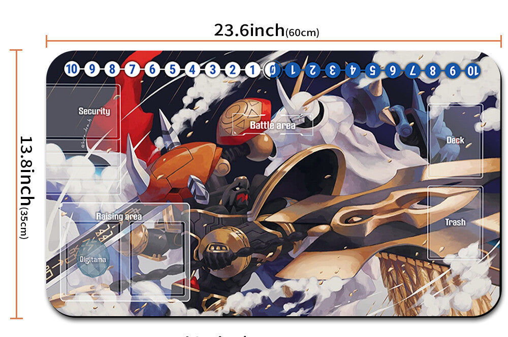 Product packaging with anime-style illustration and dimensions