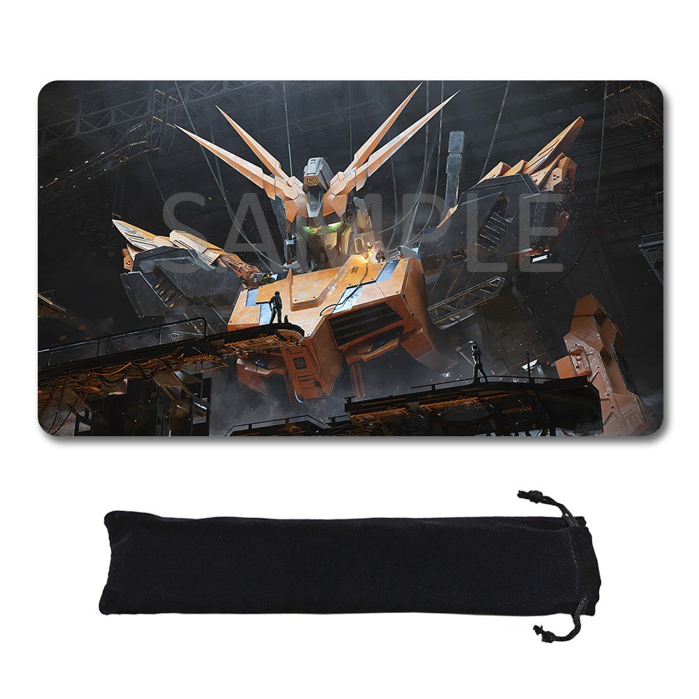 Gundam Playmat Suitable for GCG , includes Storage Bag, 24 x 14 inches (1264901)