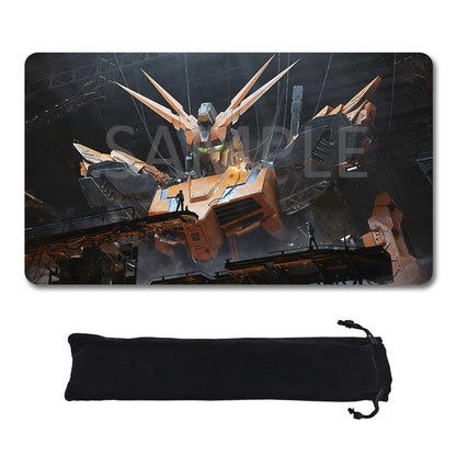 Gundam Playmat Suitable for GCG , includes Storage Bag, 24 x 14 inches (1264901)