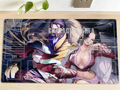 Sir Crocodile Boa·Hancock One Piece Table Playmat OPCG TCG CCG Trading Card Game Mat