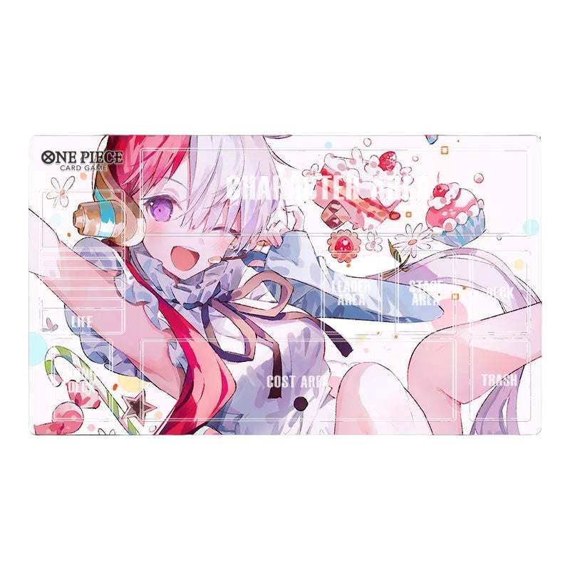 Uta One Piece Table Playmat OPCG TCG CCG Play Pad Trading Card Game Mat Mousepad
