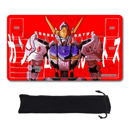 Gundam Playmat Suitable for GCG , includes Storage Bag, 24 x 14 inches (GD510147)