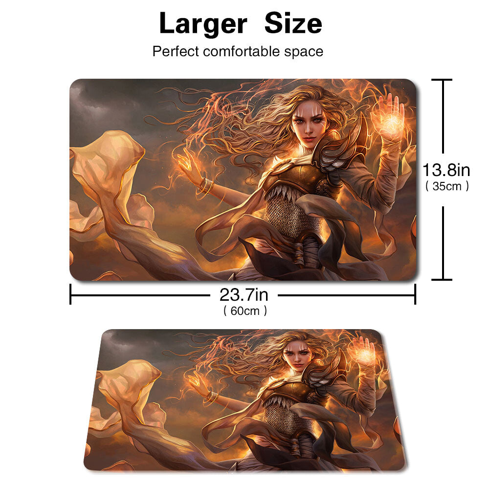 SERRA THE BENEVOLENT - Board Game MTG Playmat Games Mousepad Play Mat of TCG