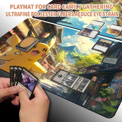 New Pokemon Pikachu Playmat Stitched Edge | Pokemon TCG Playmat Stitched Edge | 391656