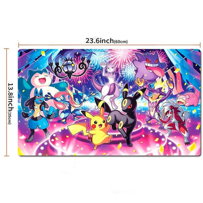 Umbreon Pikachu Board Game Pokemon Table Playmat TCG CCG Mat Play Pad Mousepad
