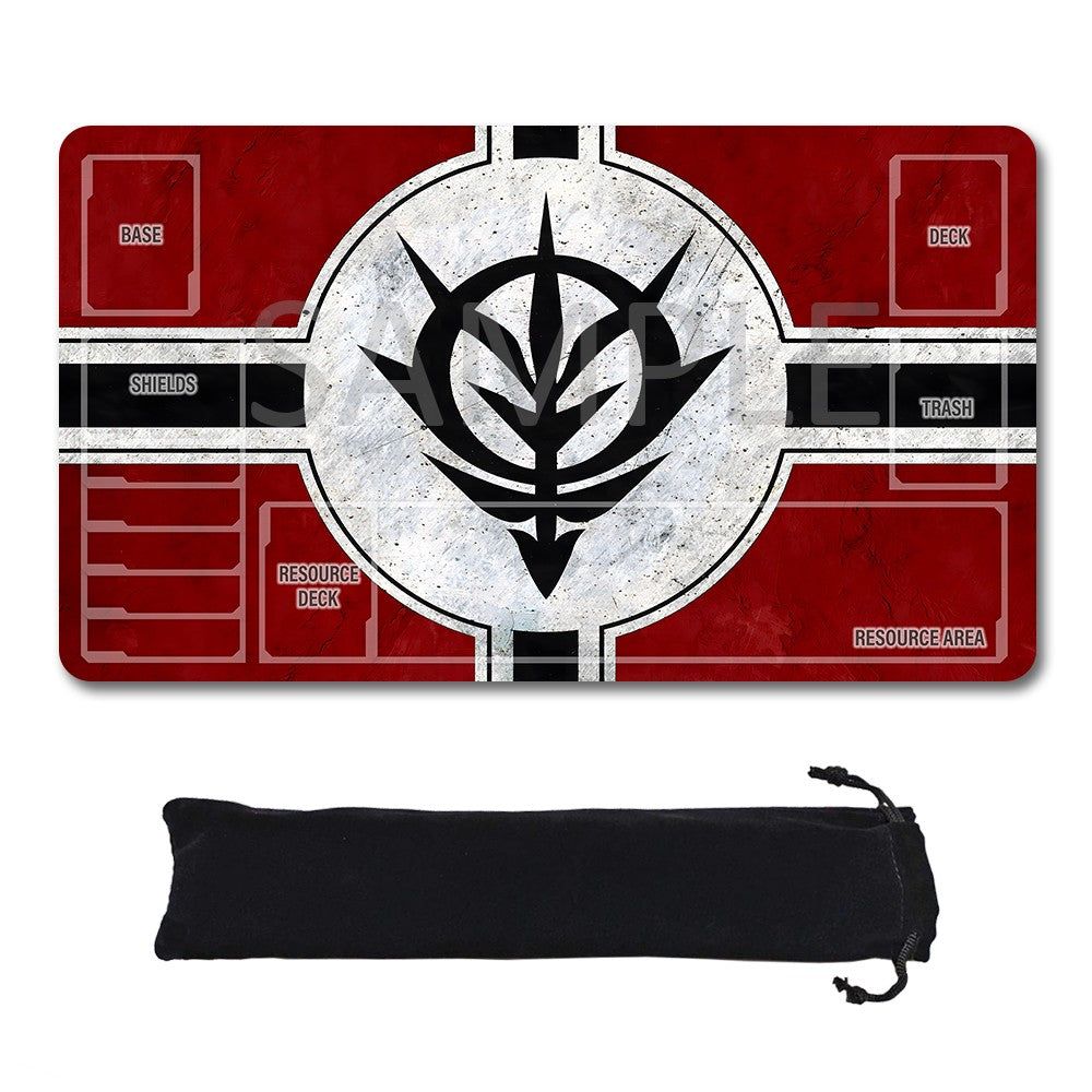Gundam Playmat Suitable for GCG , includes Storage Bag, 24 x 14 inches (226503)