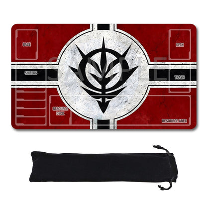 Gundam Playmat Suitable for GCG , includes Storage Bag, 24 x 14 inches (226503)