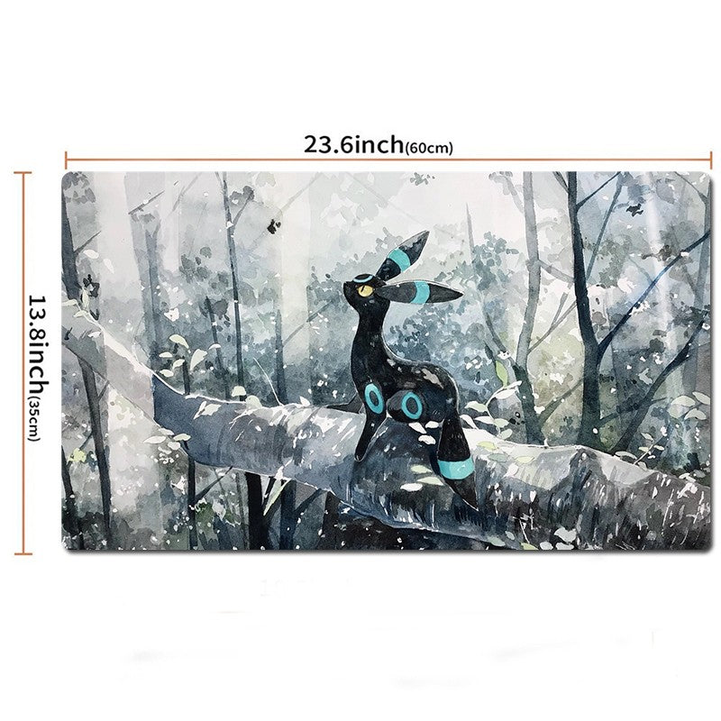 Umbreon Board Game Pokemon Table Playmat TCG CCG Mat Gaming Play Pad Mousepad