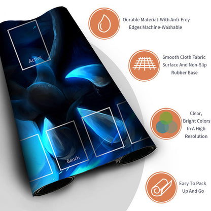 NEW Pokemon Charizard Playmat Stitched Edge with Card Zones Rubber Playmat Stitched Edge of TCG