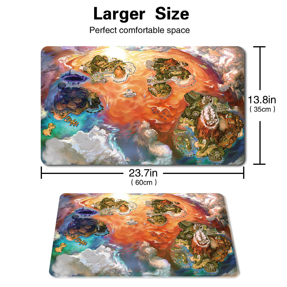 865082 - Board Game Pokemon Map Playmat Games Mousepad Play Mat of TCG