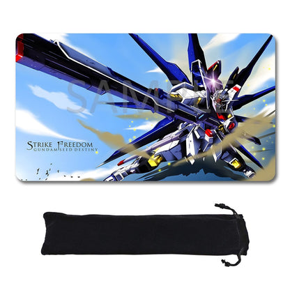 Gundam Playmat Suitable for GCG , includes Storage Bag, 24 x 14 inches (GD510145)