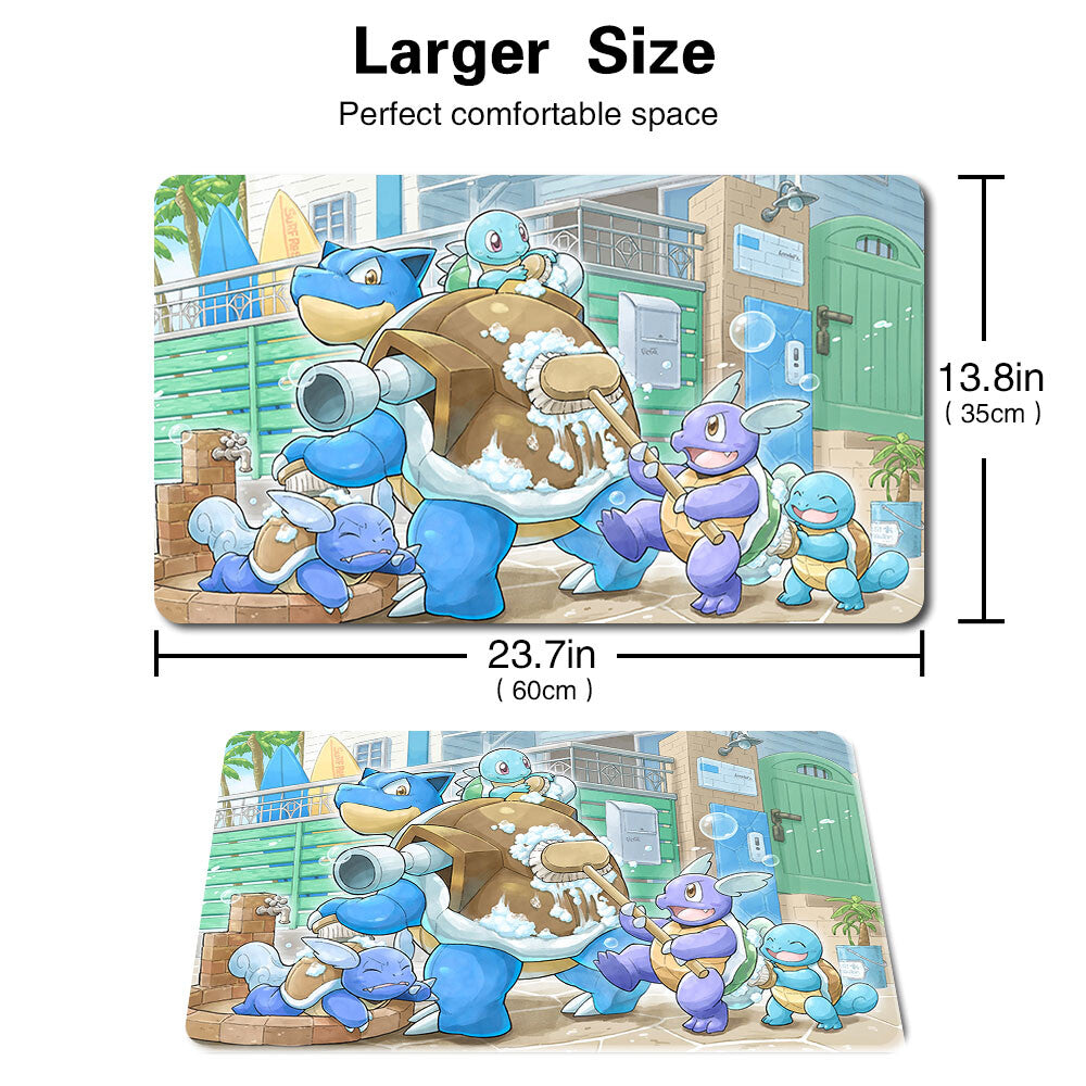 1278105 - Board Game Pokemon Blastoise Playmat Games Mousepad Play Mat of TCG
