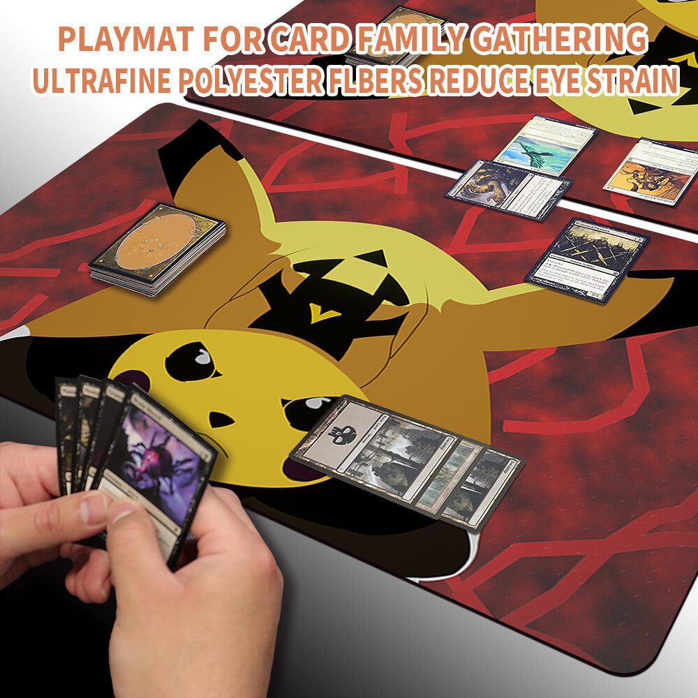 New Pokemon Pikachu Playmat Stitched Edge | Pokemon TCG Playmat Stitched Edge | 1351835