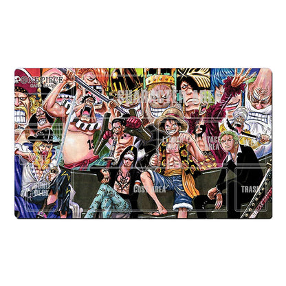 Luffy Shanks Zoro One Piece Table Playmat OPCG TCG CCG Play Pad Trading Card Game Mat
