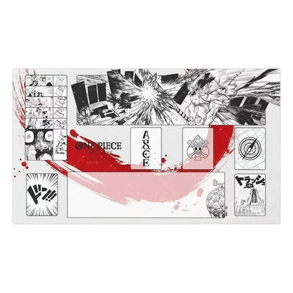 One Piece Playmat OPCG TCG Card Game PlayMat Mouse Pad 24x14in Standard Size