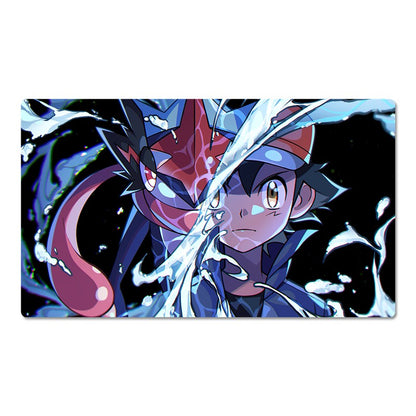 Ash Ketchum Game Pokemon Table Playmat PTCG TCG CCG Pad Trading Card Games Mat