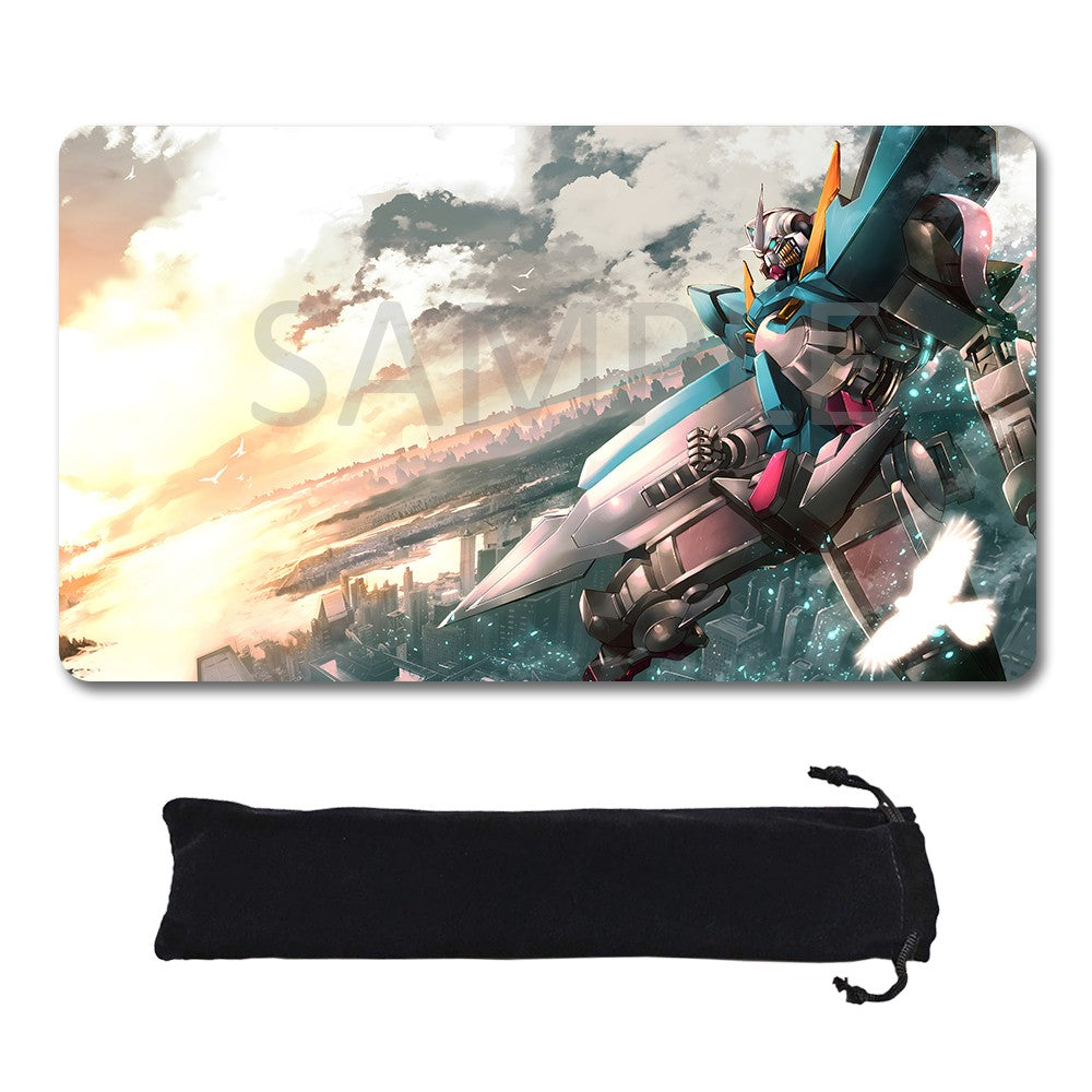 Gundam Playmat Suitable for GCG , includes Storage Bag, 24 x 14 inches (50825)