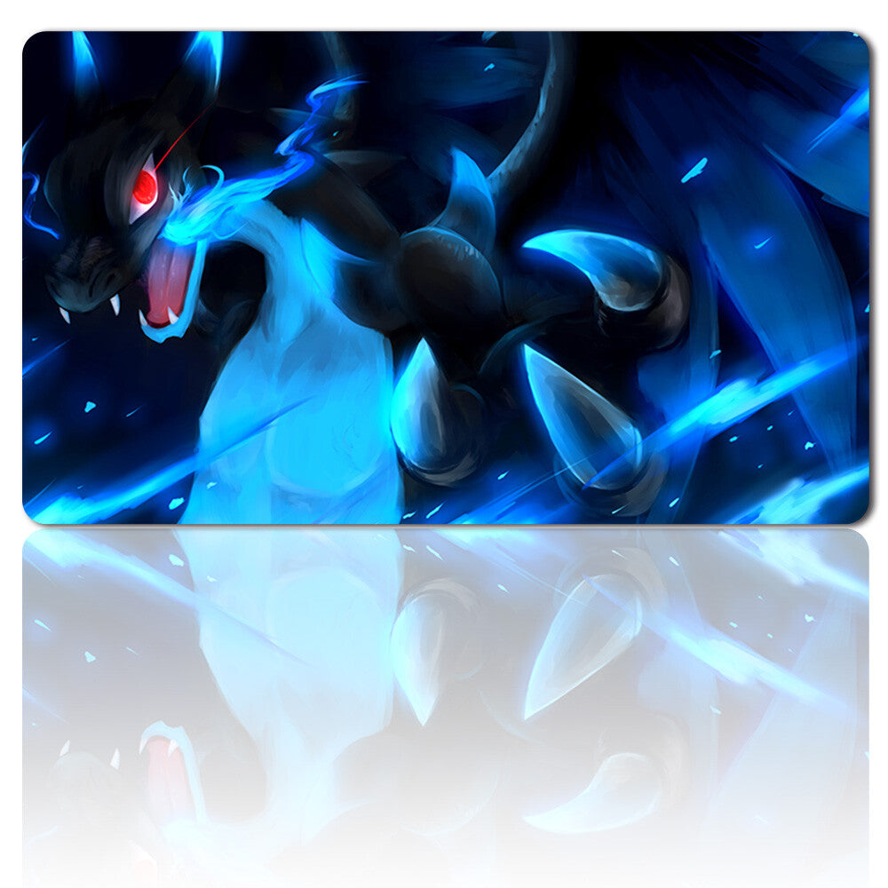 973234 -Board Game Pokemon Mega Charizard Playmat Games Mousepad Play Mat of TCG