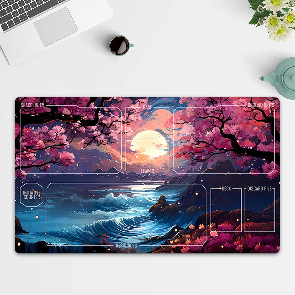 Playmat Landscape TCG Starwars : Unlimited Trading Card Game Mat Free Bag