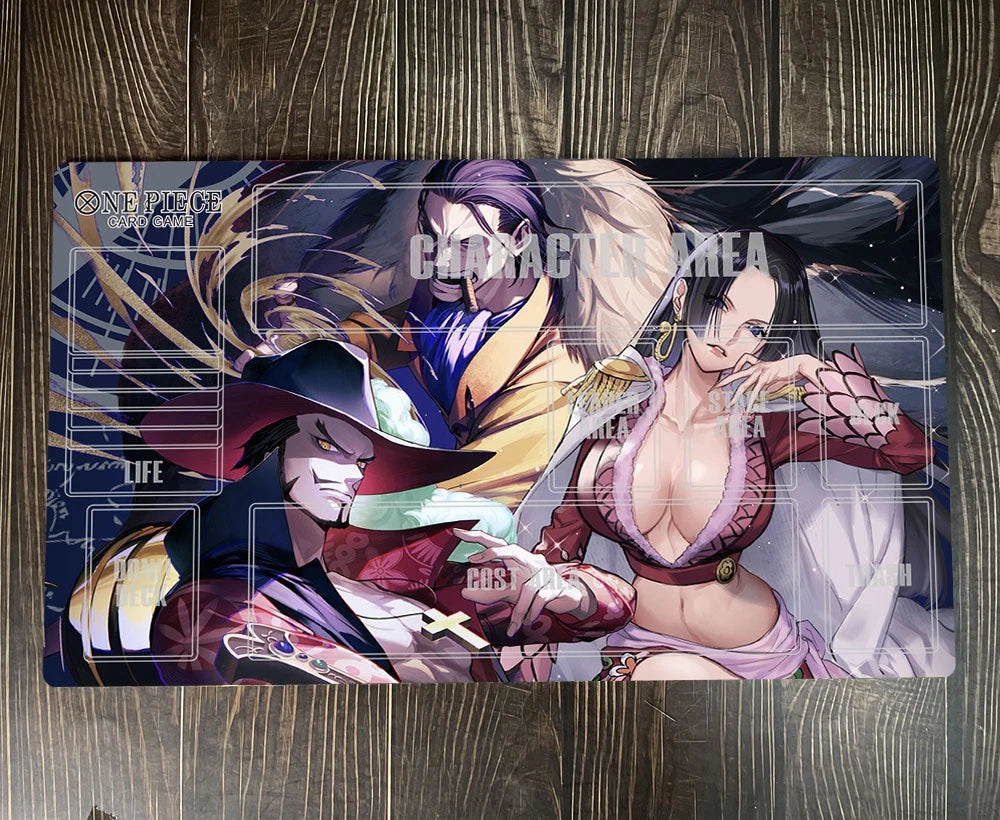 Sir Crocodile Boa·Hancock One Piece Table Playmat OPCG TCG CCG Trading Card Game Mat