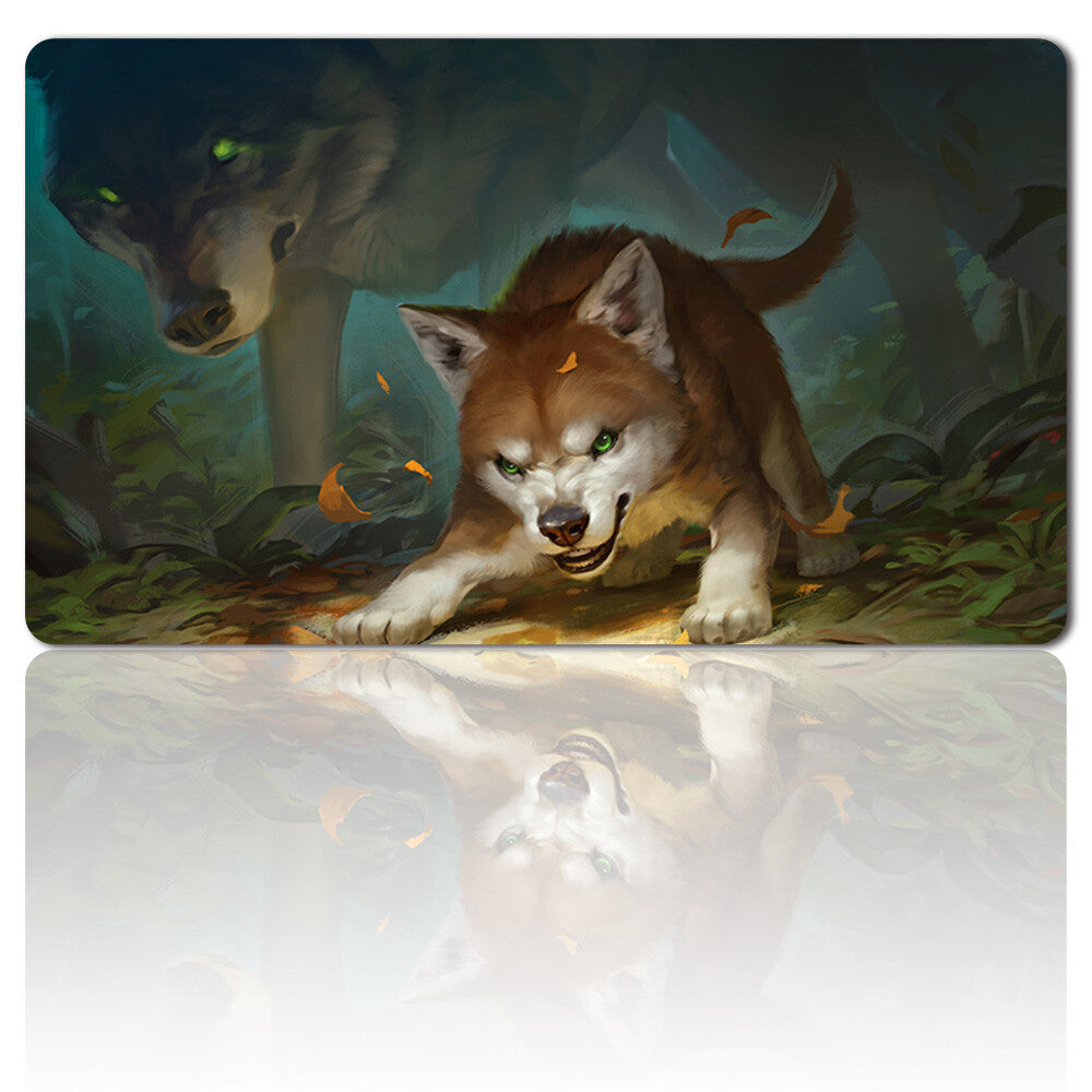 FEROCIOUS PUP - Board Game MTG Playmat Games Mousepad Play Mat of TCG