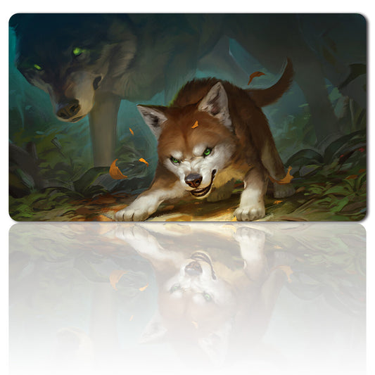 FEROCIOUS PUP - Board Game MTG Playmat Games Mousepad Play Mat of TCG