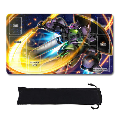 Gundam Playmat Suitable for GCG , includes Storage Bag, 24 x 14 inches (640532)